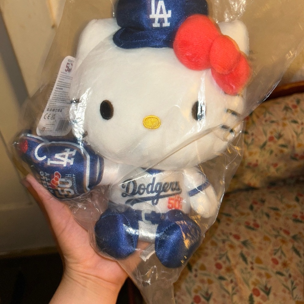 Dodger Hello Kitty Plush